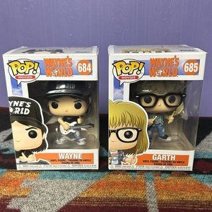 Funk Pop - Wayne (#684) and Garth (#685)